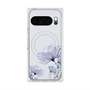 Premium Square Case with Pixelsnap［ Natural Flower - blue ］