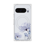 Premium Square Case with Pixelsnap［ Natural Flower - blue ］