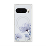 Premium Square Case with Pixelsnap［ Natural Flower - blue ］