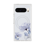 Premium Square Case with Pixelsnap［ Natural Flower - blue ］