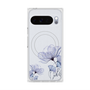Premium Square Case with Pixelsnap［ Natural Flower - blue ］