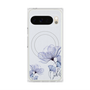 Premium Square Case with Pixelsnap［ Natural Flower - blue ］