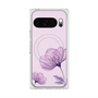 Premium Square Case with Pixelsnap［ Natural Flower - Purple ］