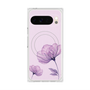 Premium Square Case with Pixelsnap［ Natural Flower - Purple ］