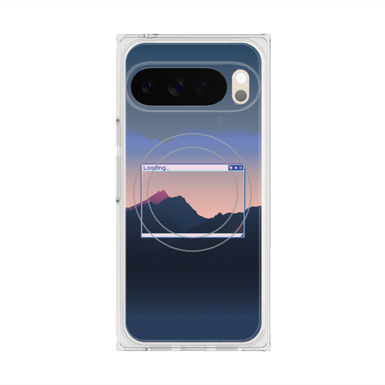 Premium Square Case with Pixelsnap［ Mountain ］