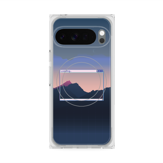Premium Square Case with Pixelsnap［ Mountain ］
