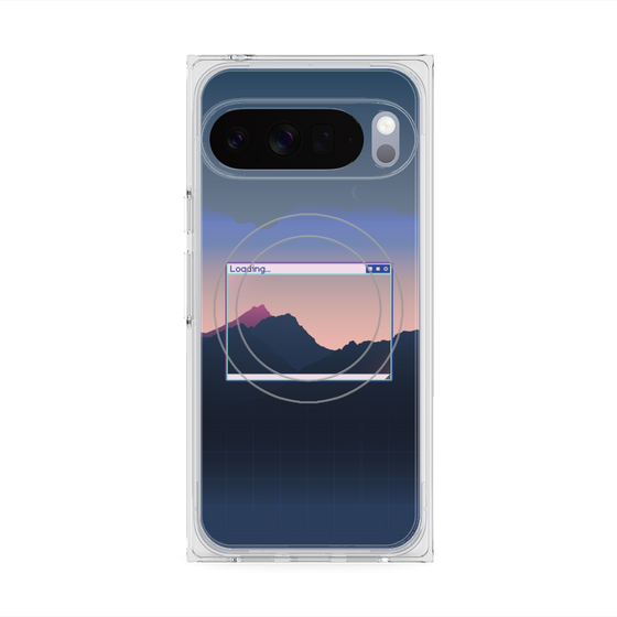 Premium Square Case with Pixelsnap［ Mountain ］