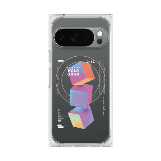 Premium Square Case with Pixelsnap［ Cube×3 ］