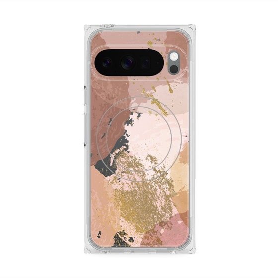 Premium Square Case with Pixelsnap［ Champagne pink ］