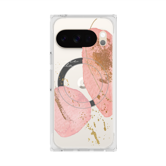 Premium Square Case with Pixelsnap［ Romantic pink ］