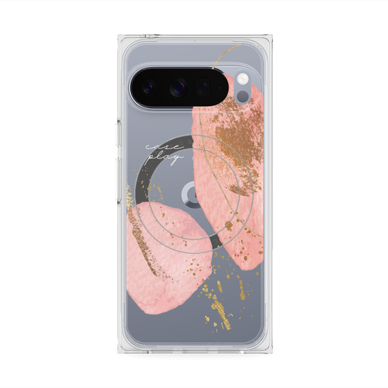 Premium Square Case with Pixelsnap［ Romantic pink ］