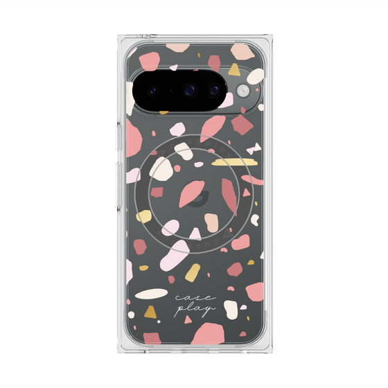 Premium Square Case with Pixelsnap［ Pink pieces ］
