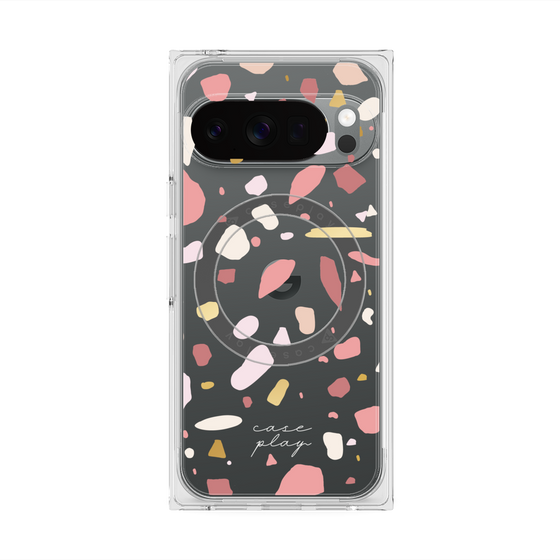Premium Square Case with Pixelsnap［ Pink pieces ］