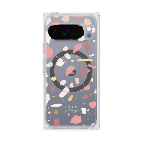 Premium Square Case with Pixelsnap［ Pink pieces ］