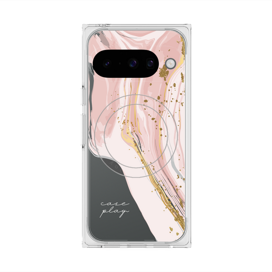 Premium Square Case with Pixelsnap［ Melting pink ］