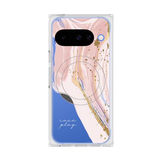 Premium Square Case with Pixelsnap［ Melting pink ］