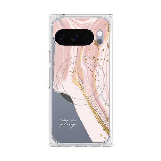 Premium Square Case with Pixelsnap［ Melting pink ］