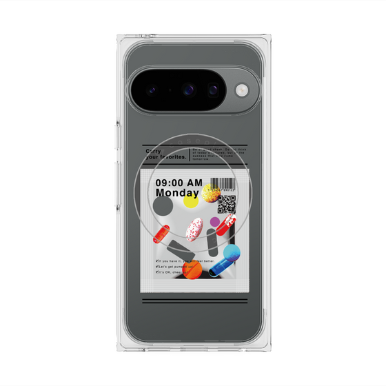 Premium Square Case with Pixelsnap［ 9:00 AM Monday ］