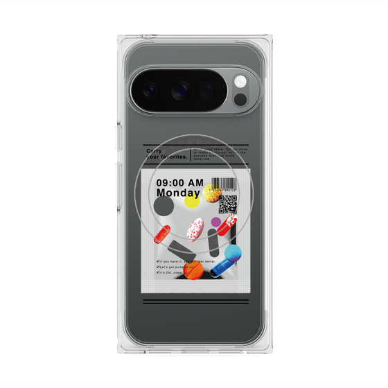 Premium Square Case with Pixelsnap［ 9:00 AM Monday ］