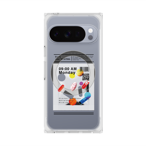 Premium Square Case with Pixelsnap［ 9:00 AM Monday ］