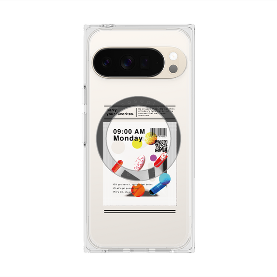 Premium Square Case with Pixelsnap［ 9:00 AM Monday ］