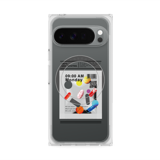 Premium Square Case with Pixelsnap［ 9:00 AM Monday ］