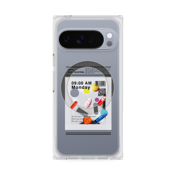 Premium Square Case with Pixelsnap［ 9:00 AM Monday ］