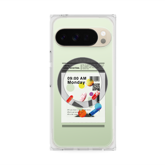 Premium Square Case with Pixelsnap［ 9:00 AM Monday ］