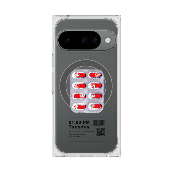 Premium Square Case with Pixelsnap［ 01:00 PM Tuesday ］