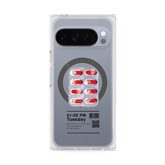 Premium Square Case with Pixelsnap［ 01:00 PM Tuesday ］