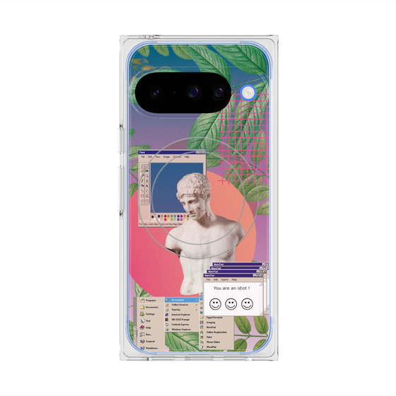 Premium Square Case with Pixelsnap［ vapor wave ］