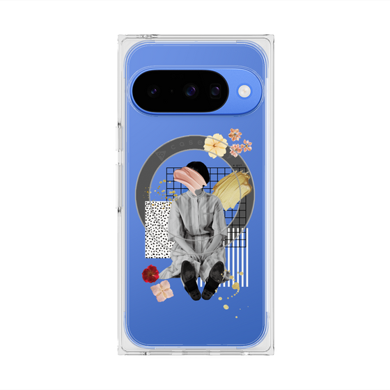 Premium Square Case with Pixelsnap［ Spring Picnic with Flowers ］