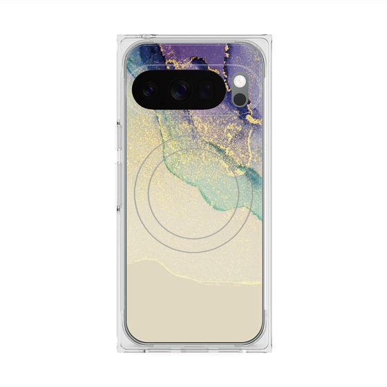 Premium Square Case with Pixelsnap［ Marble Purple ］
