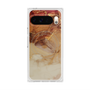 Premium Square Case with Pixelsnap［ Marble Brown ］