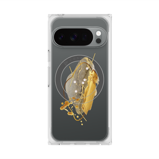 Premium Square Case with Pixelsnap［ Nuance Painting Gray ］