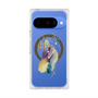 Premium Square Case with Pixelsnap［ Nuance Painting Blue ］