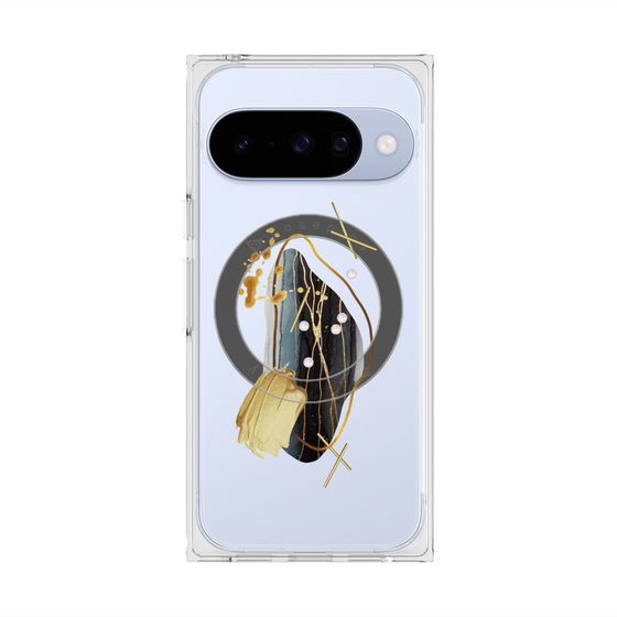 Premium Square Case with Pixelsnap［ Nuance Painting Black ］