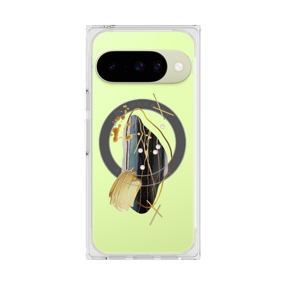 Premium Square Case with Pixelsnap［ Nuance Painting Black ］