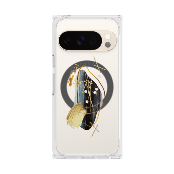 Premium Square Case with Pixelsnap［ Nuance Painting Black ］