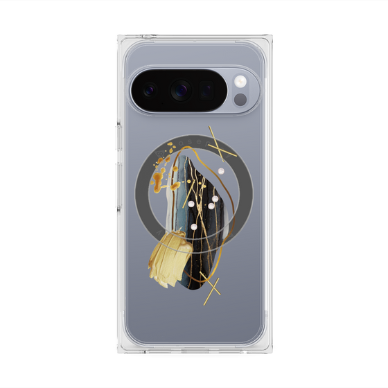 Premium Square Case with Pixelsnap［ Nuance Painting Black ］