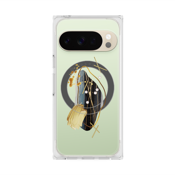 Premium Square Case with Pixelsnap［ Nuance Painting Black ］