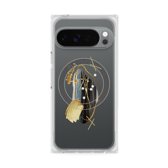 Premium Square Case with Pixelsnap［ Nuance Painting Black ］