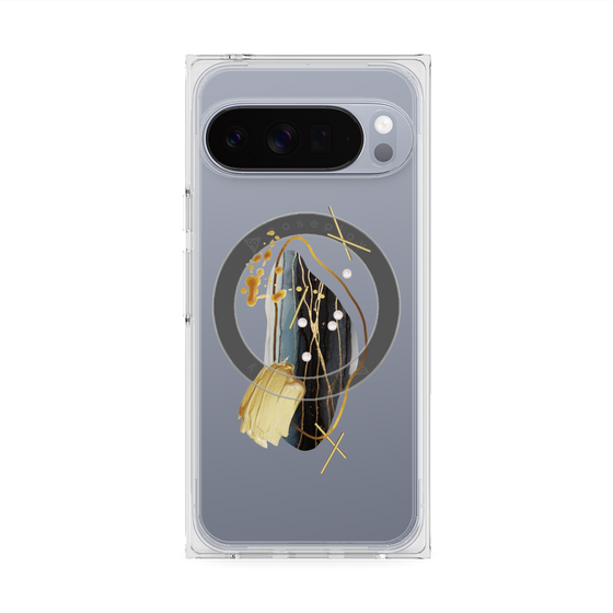 Premium Square Case with Pixelsnap［ Nuance Painting Black ］