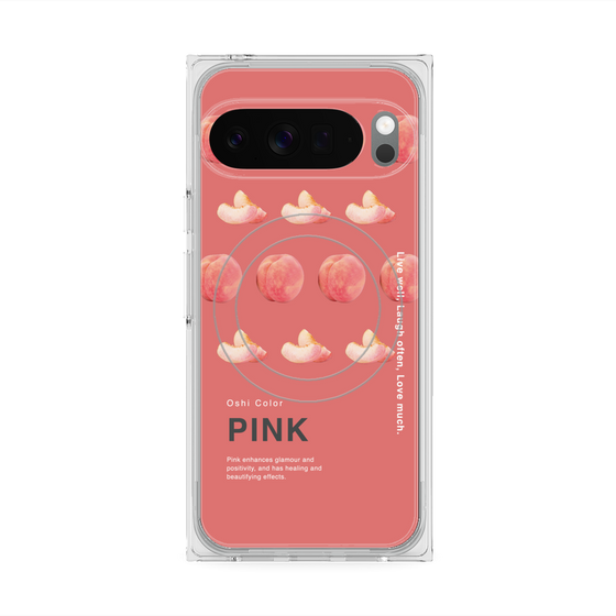 Premium Square Case with Pixelsnap［ PINK-Peach ］