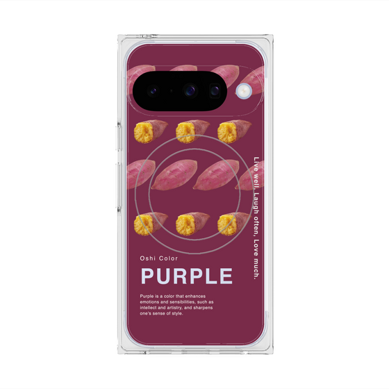 Premium Square Case with Pixelsnap［ PURPLE-Sweet potato ］