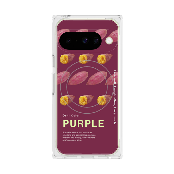 Premium Square Case with Pixelsnap［ PURPLE-Sweet potato ］