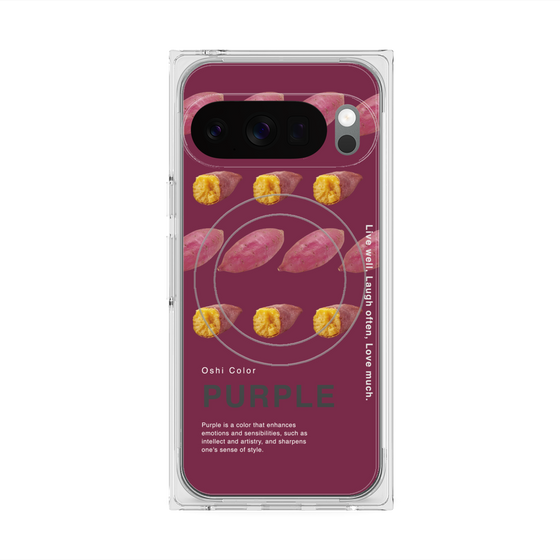 Premium Square Case with Pixelsnap［ PURPLE-Sweet potato ］