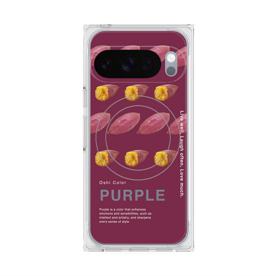 Premium Square Case with Pixelsnap［ PURPLE-Sweet potato ］