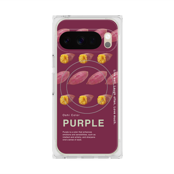 Premium Square Case with Pixelsnap［ PURPLE-Sweet potato ］