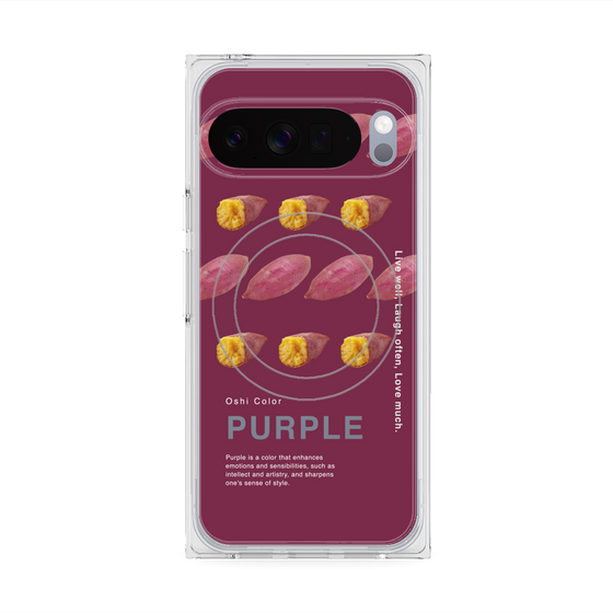 Premium Square Case with Pixelsnap［ PURPLE-Sweet potato ］